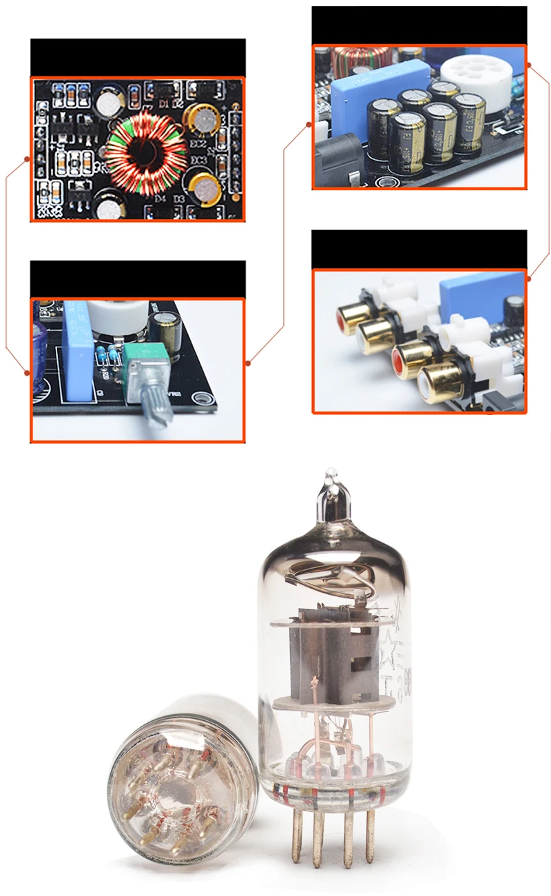 FX-AUDIO TUBE-01 мини Hifi Bile 6J1 ламповый предусилитель усилитель Предварительный усилитель желчный буфер домашний кинотеатр усилитель DC12V