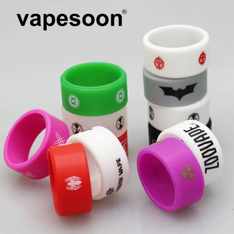 

50pcs Non Slip Rubber Band Silicone Vape Band Ring for e-Cigarette 22-27mm Atomizer for TFV12 Prince / TFV8 Big Baby Tank
