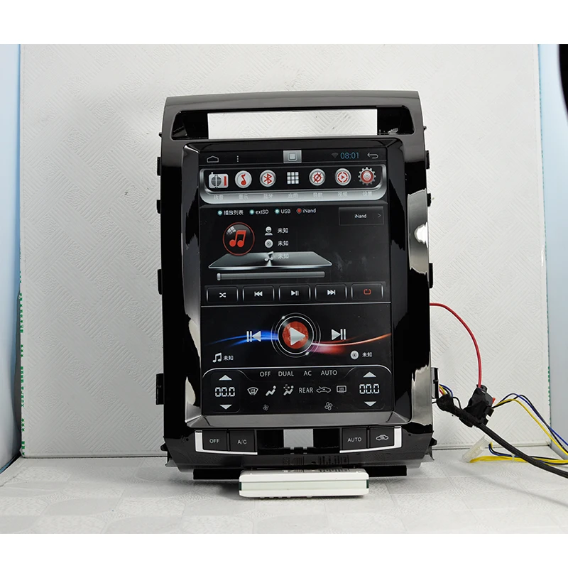 Aoluoya 12,1 дюймов ram 2 Гб Android 6,0 Автомобильная магнитола DVD gps навигация для Toyota Land Cruiser 200 LC200 2007-2013 wifi 3g