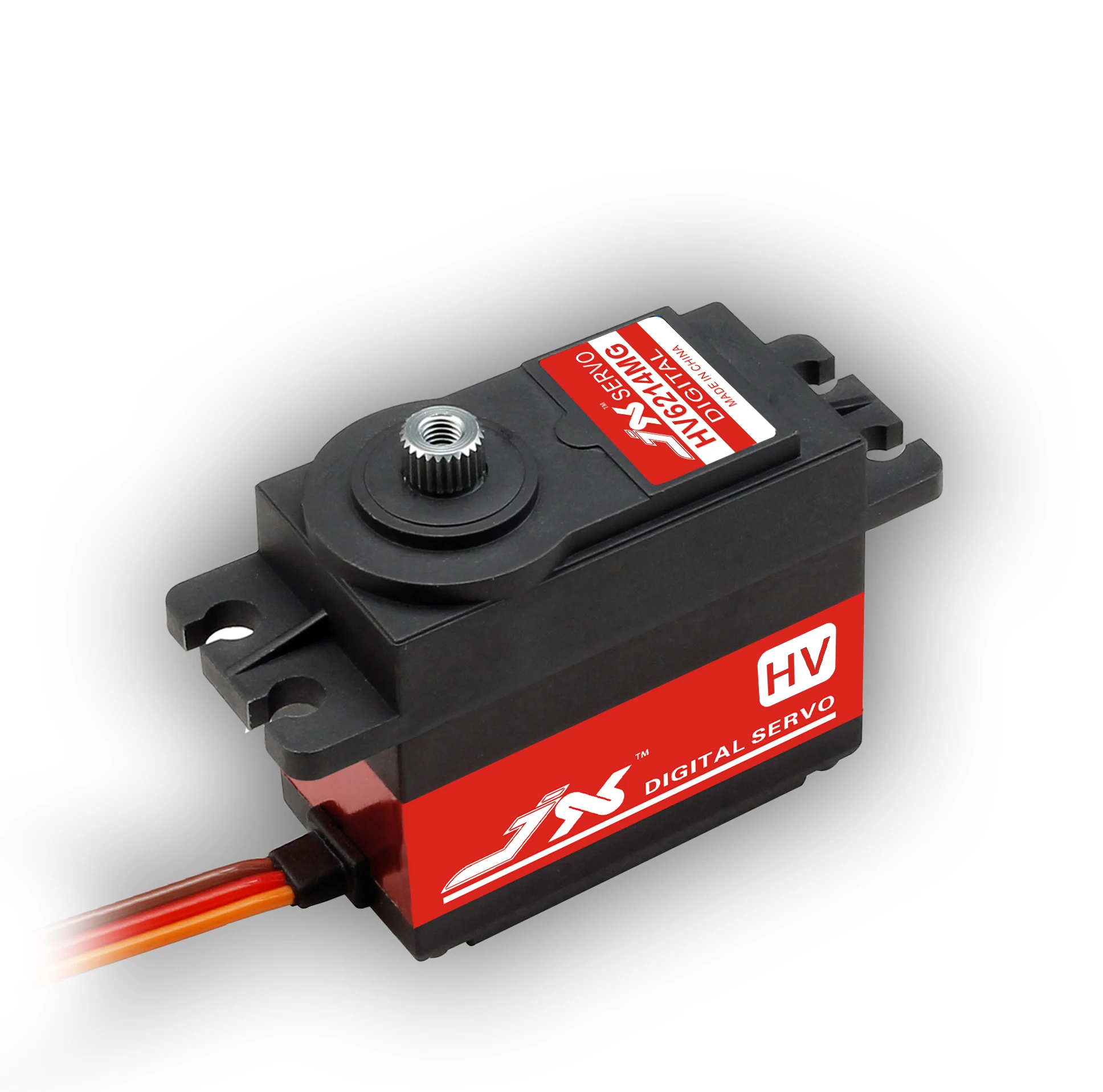 JX-Servo PDI-HV6214MG, 15KG, engranaje de Metal, est&aacute;ndar Digital, para modelo de avi&oacute;n, Coche-0
