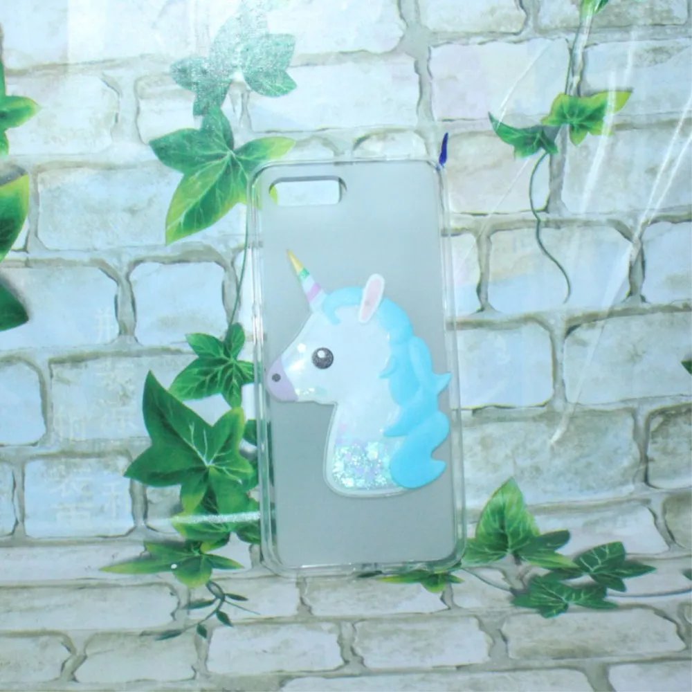 Для huawei Honor 10 мягкая ТПУ задняя крышка Единорог зыбучий песок динамический Жидкий