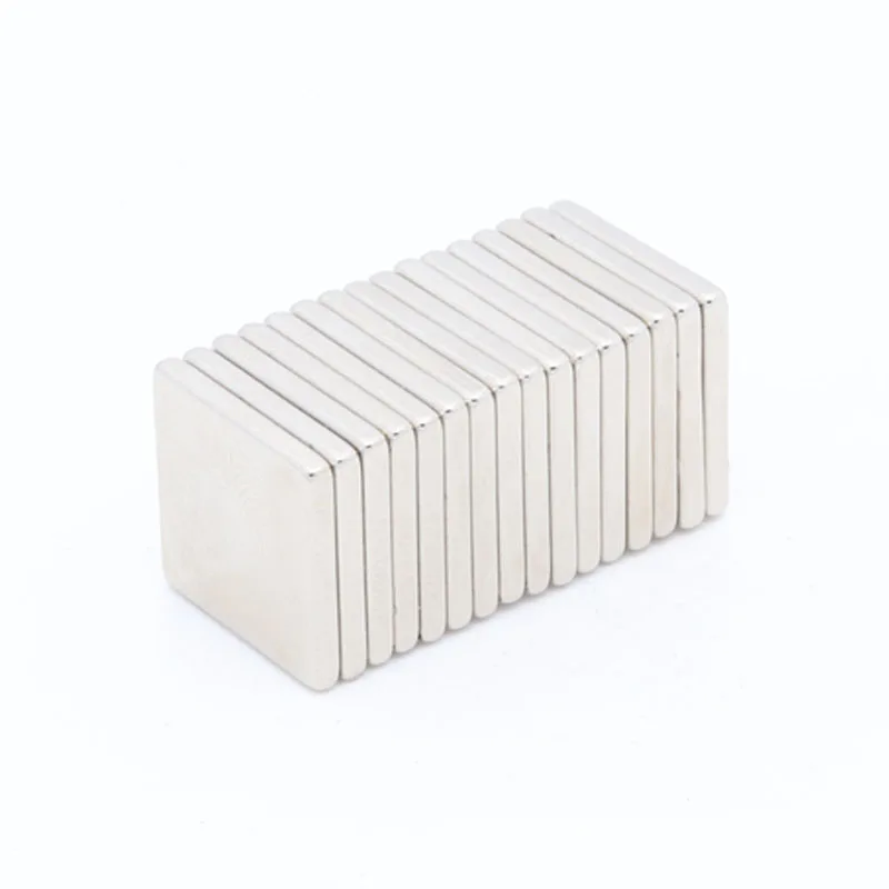 100pcs 16x16x2mm Strong Powerful Block Square Magnet Craft Model Rare Earth 16*16*2mm Neodymium Permanent 16x16x2 | Обустройство дома