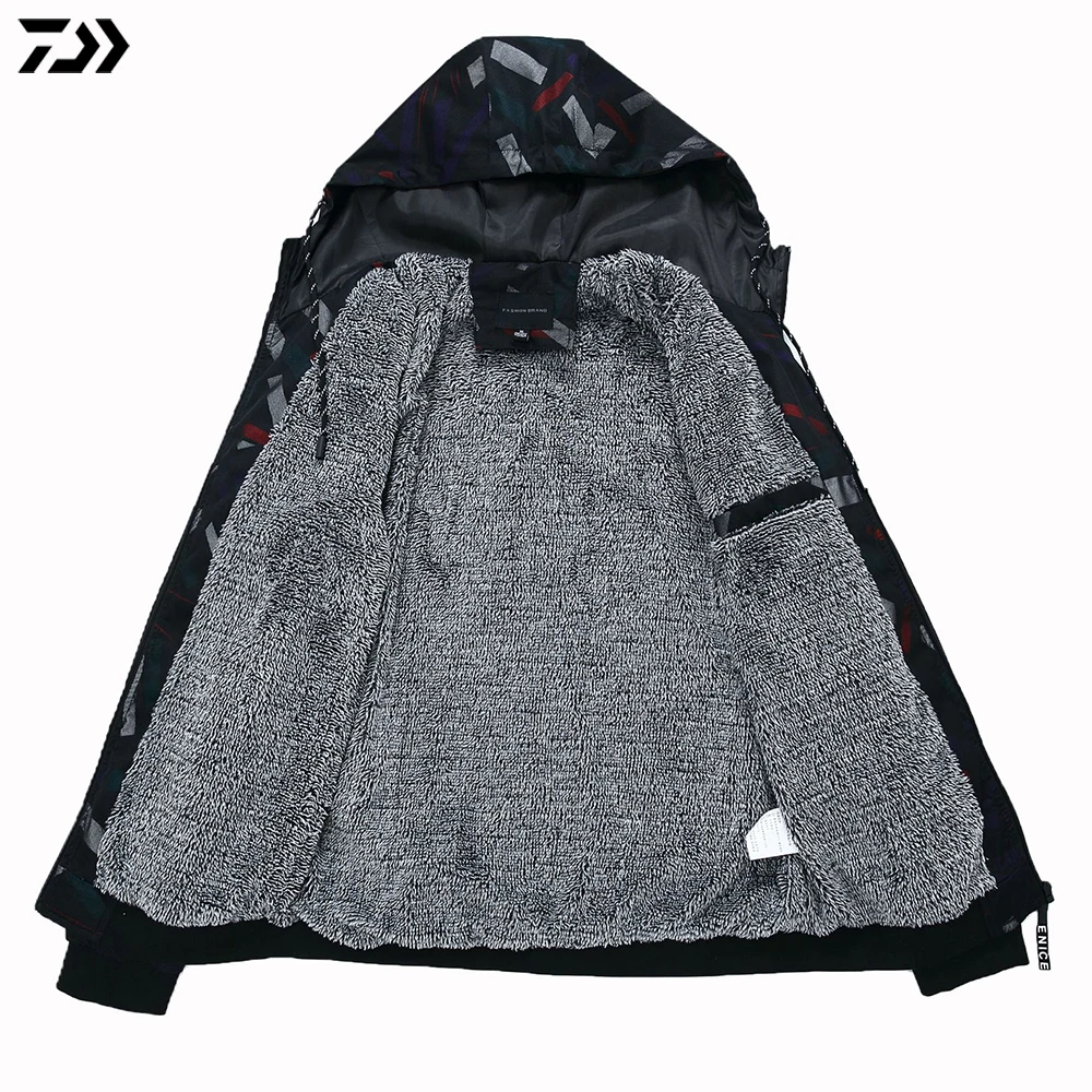 Daiwa открытый софтшелл мужские рыболовные куртки камуфляжные толстовки водонепроницаемый не боится ветра и защищает от Солнца Спортивные профессиональные рыболовные рубашки
