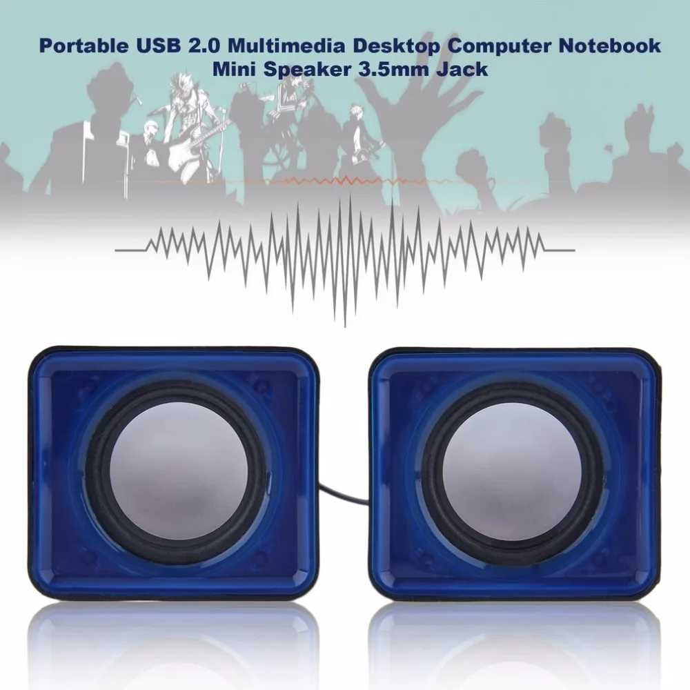 Миниатюрный портативный музыкальный плеер Kebidu USB 2 0 канала разъем 3 5 мм mp3 колонки