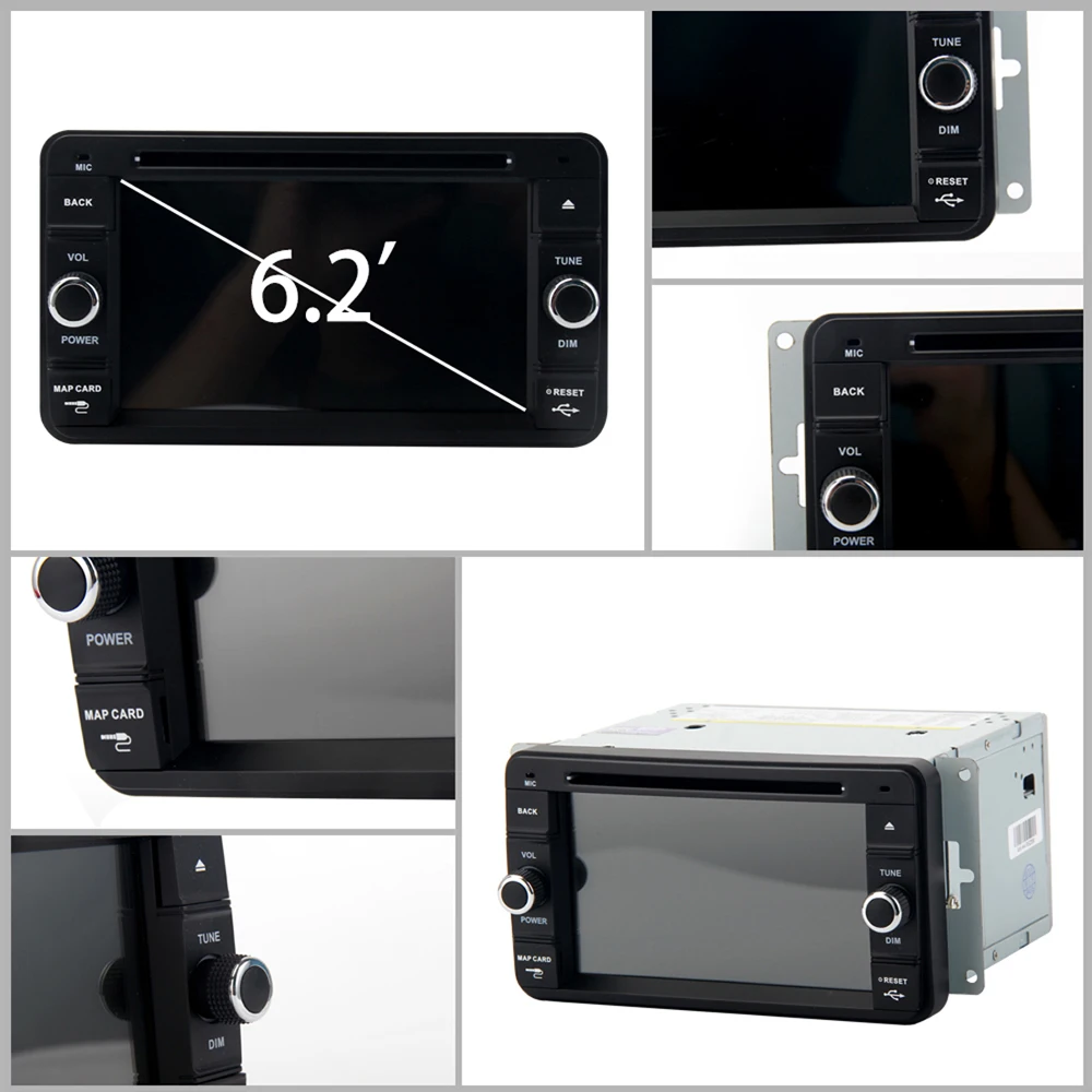 Автомобиль 2din Радио DVD Android 7.1 GPS Navi для Suzuki Jimny 2007 + авторадио навигации головное