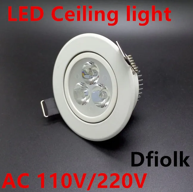 

LED Downlight 3W 5W 7W Crystal LED Wall-mounted Downlight Wall-mounted Downlight Ceiling Light Warm & Warm White Lighting Home L