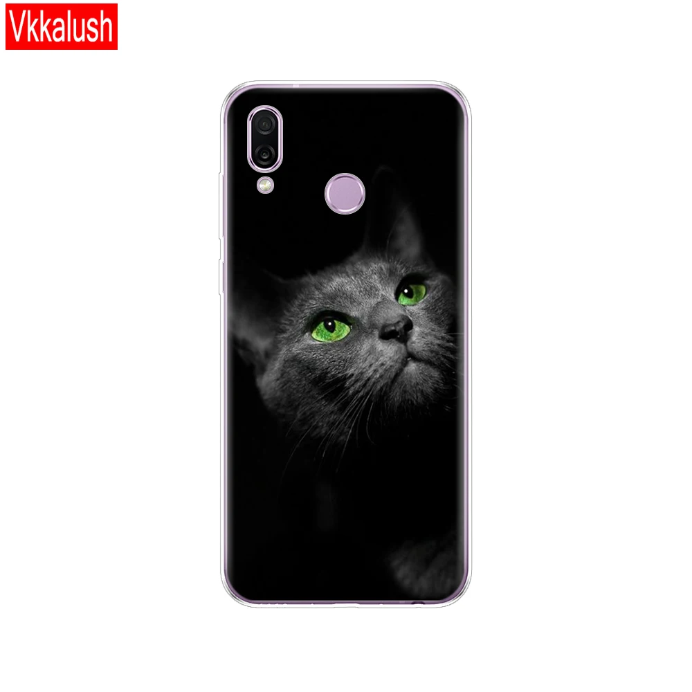 80059 Чехол для Honor Play, чехол 6,3 '', Мягкая силиконовая задняя накладка чехла из ТПУ для huawei Honor Play, чехол, чехлы, бампер - Цвет: 80059