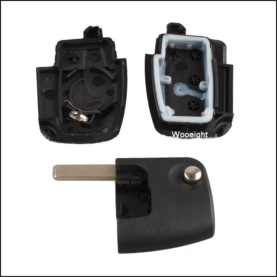 Новый корпус для ключей Wooeight раскладной чехол с 3 кнопками Ford Mondeo Fiesta C-Max S-Max Kuga Galaxy