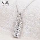 Роскошное женское длинное ожерелье, цепочка для свитера, полые цветы, цвет кофейного цвета, золото, серебро, геометрические формы, кулон, ожерелье, ювелирные аксессуары