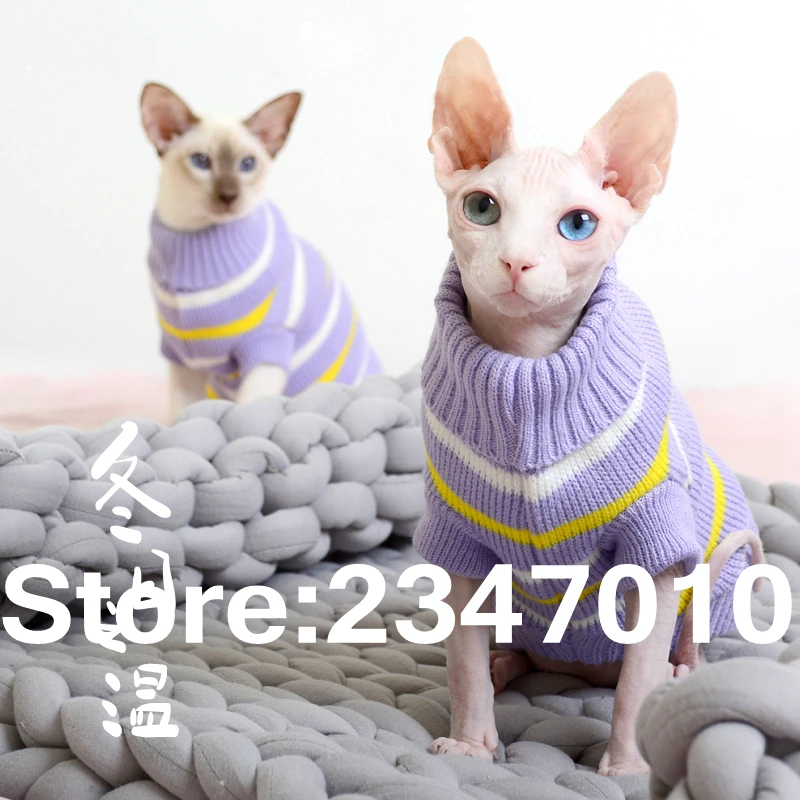 [MPK Pets] свитер Sphynx одежда для безволосых кошек толстовки домашних животных котов