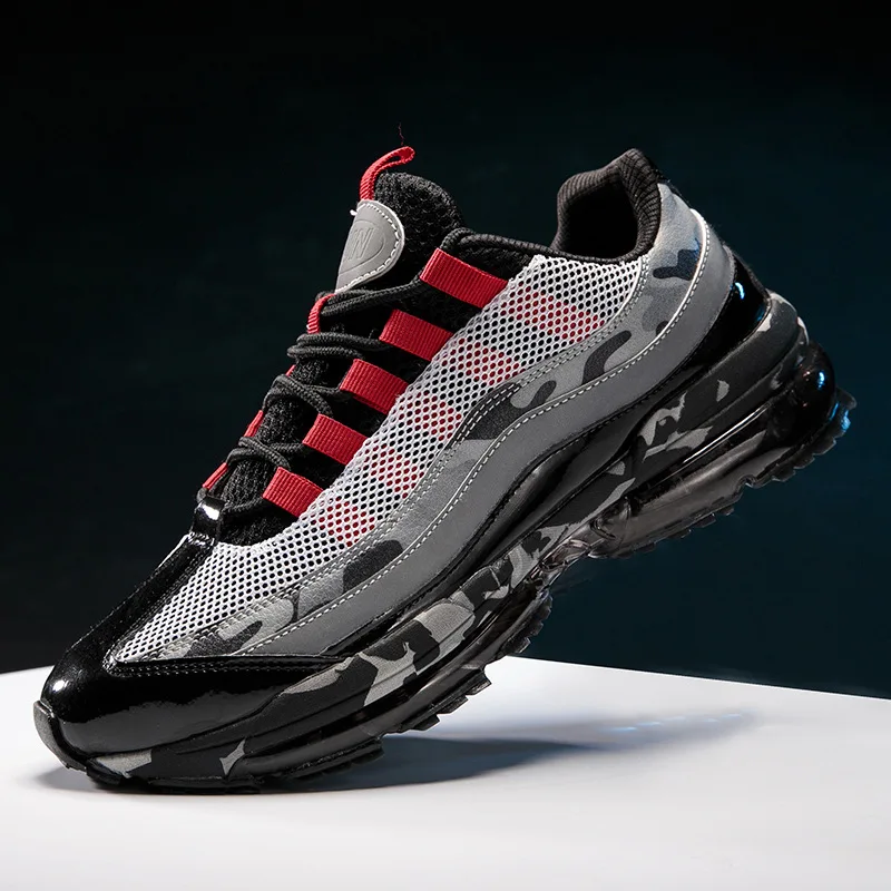 2019 Новый полная ладонь воздушной подушке 3 светоотражающие мужская прилив обувь