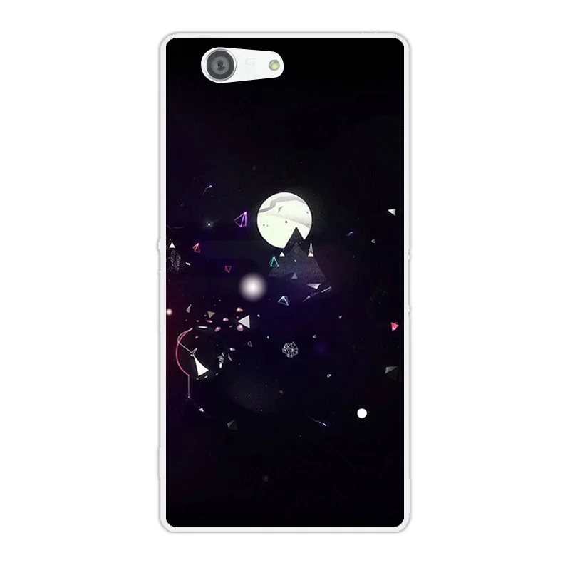Мягкий ТПУ для Sony Xperia Z3 Compact Mini D5803 D5833 лунный чехол телефона 4 6 дюйма задняя крышка