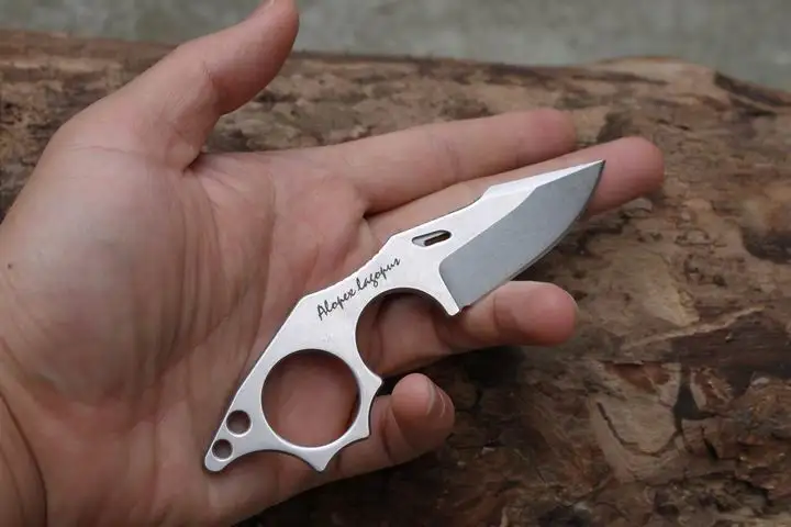 EDC Ножи N690 Сталь верховая езда Рыбалка маленький прямой нож Альпинизм обороны