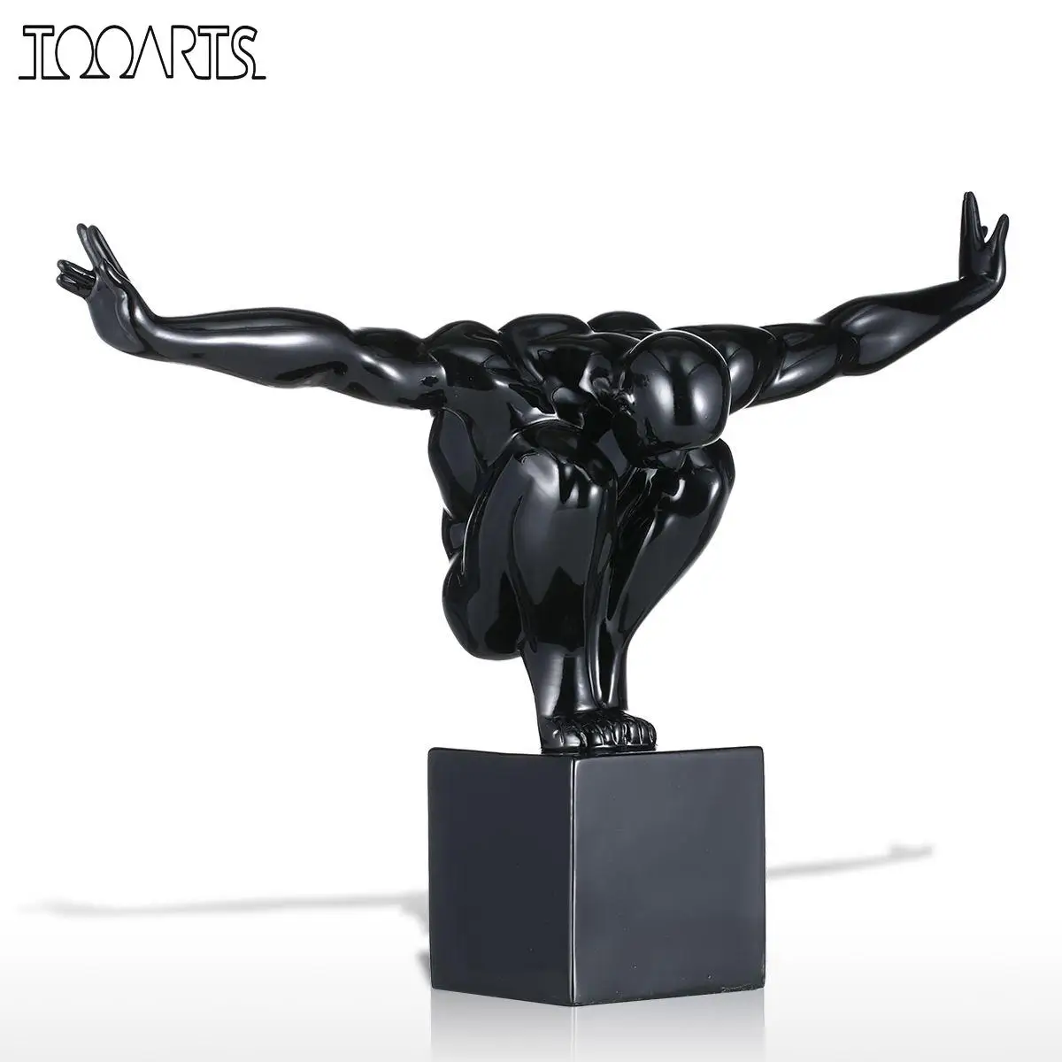 Скульптура Tooarts из стеклопластика для дайвинга украшение дома светло