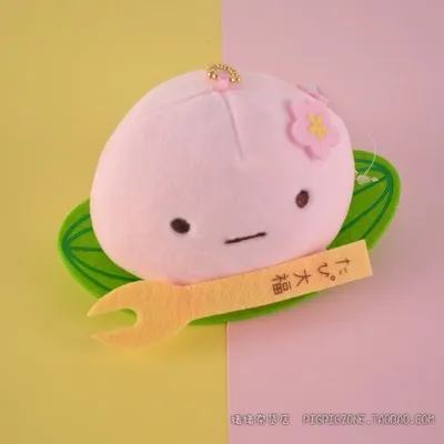 1 шт Kawaii Сумико гураши обитатели углов милые плюшевые игрушки Япония известный аниме брелок кулон подарки - Цвет: B