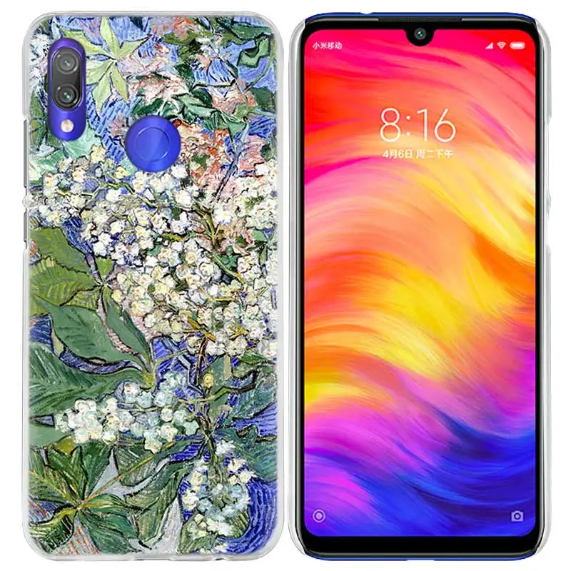 Чехол Ван Гога с ромашками для Xiao mi Red mi Go Note 7 6 6A Pro S2 5 5A 4X mi A1 A2 9 mi x 3 5G 8 lite Play F1 жесткий чехол для телефона из ПК