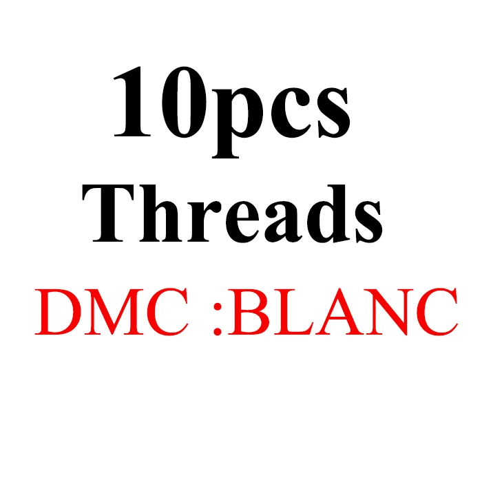 10pcs-DMCBLANC JOY SUNDAY, DMC3849-ECRU нить для вышивания крестиком 10 шт./лот 1,2 м Набор для вышивания крестиком для рукоделия шитье, моток пряжи ремесло - Цвет: 10pcs-DMCBLANC