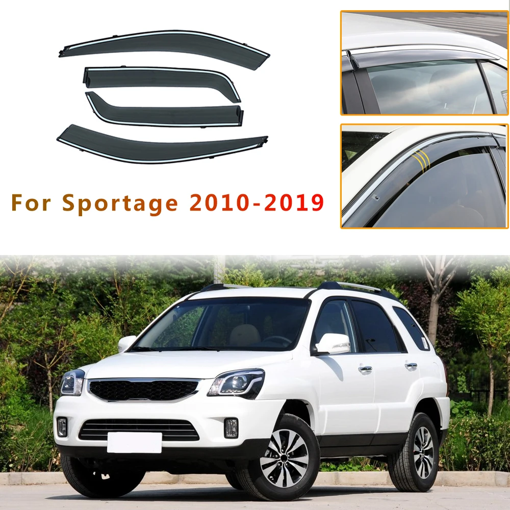 Автомобильный дым окно солнцезащитный дождь козырек дефлектор для Kia Sportage 2010 2011
