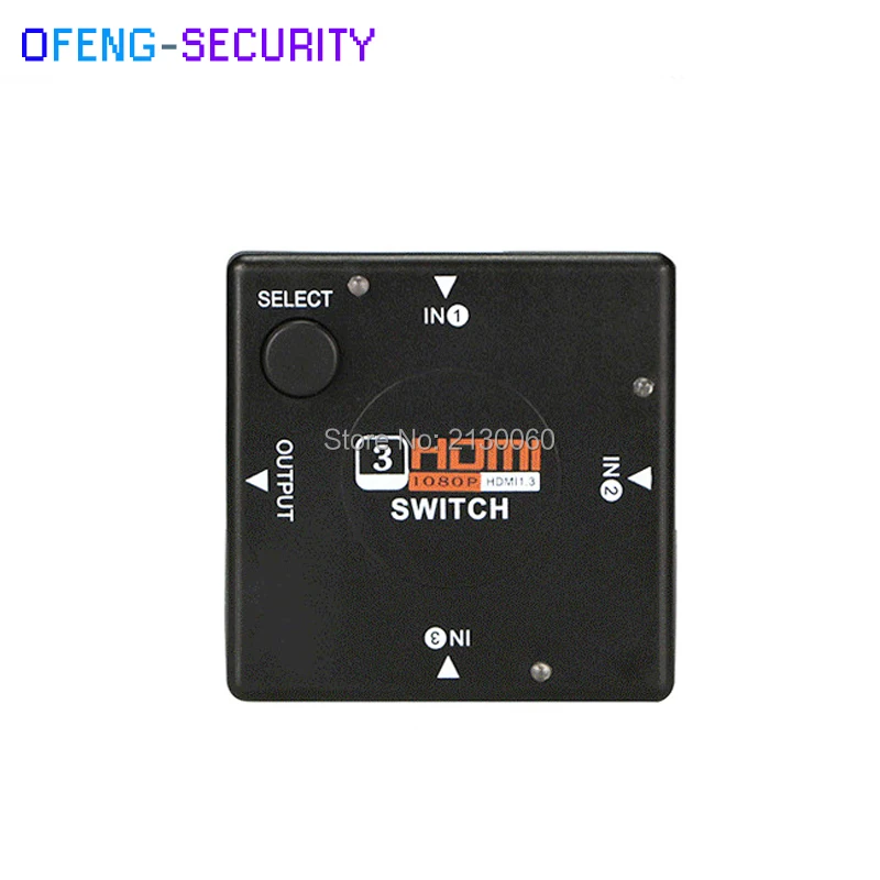 10 шт./лот 3 Порты и разъёмы HDMI коммутатор Full HD 1080 P Mini HDMIv1 Vedio Splitter усилитель для DVD PS3