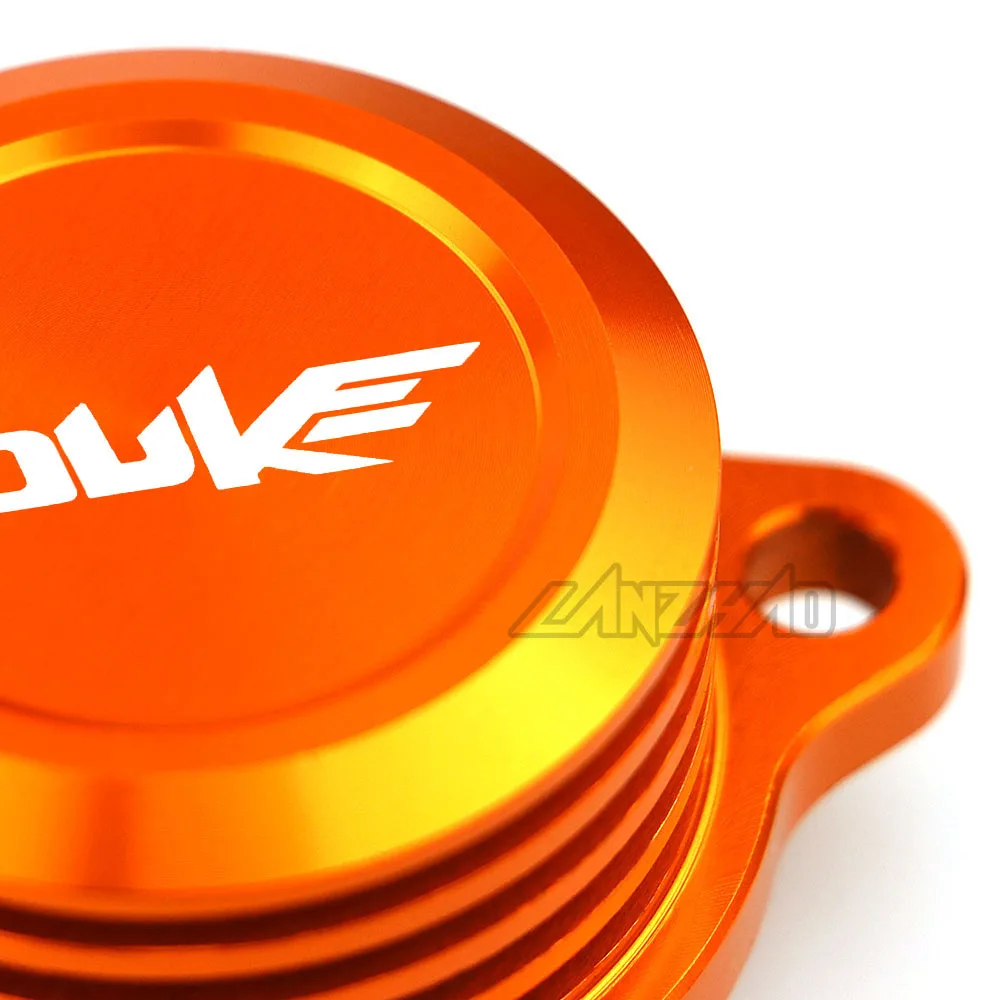 Новинка 2019 оранжевая крышка фильтра двигателя мотоцикла алюминиевая CNC для KTM Duke