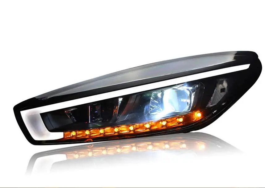 Model1 2015 Cruz 2 шт bumer лампа для Cruze головной светильник,~, кавалер aveo captiva Эпика Малибу, автомобильные аксессуары, передний светильник cruze головной светильник - Цвет: Model1 2015 Cruz