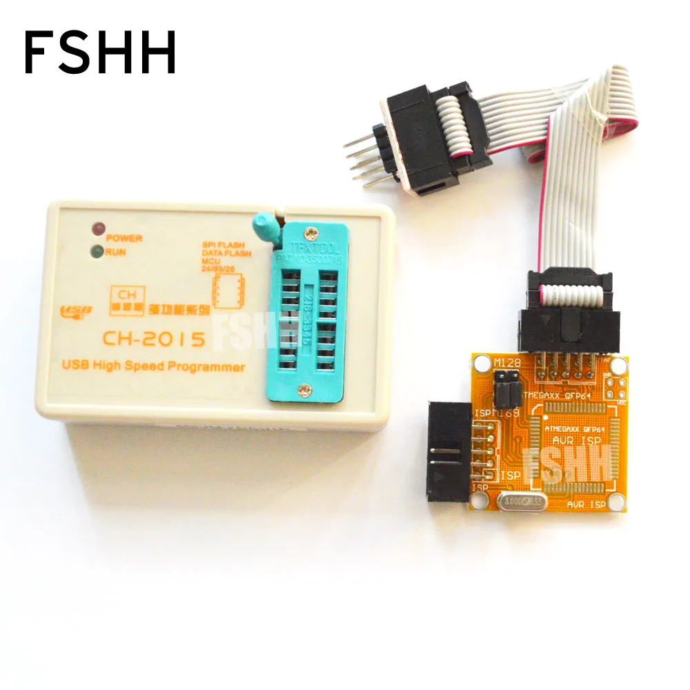 Интеллектуальный Высокоскоростной USB-программатор CH2015 + TQFP32 TQFP44 TQFP64 AVR ISP