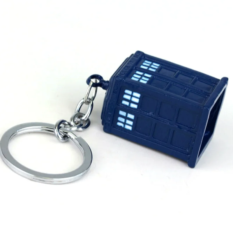 Хит продаж персональный телефон будка брелоки для мужчин модная цепочка ключей