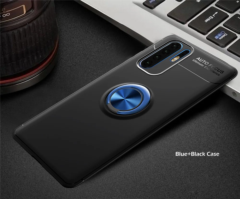 Для huawei P30 Pro Чехол Магнитный автомобиля кольцо держатель чехол для huawei P30 Lite Коврики 20 Pro Коврики 20 lite мягкий силиконовый Fundas