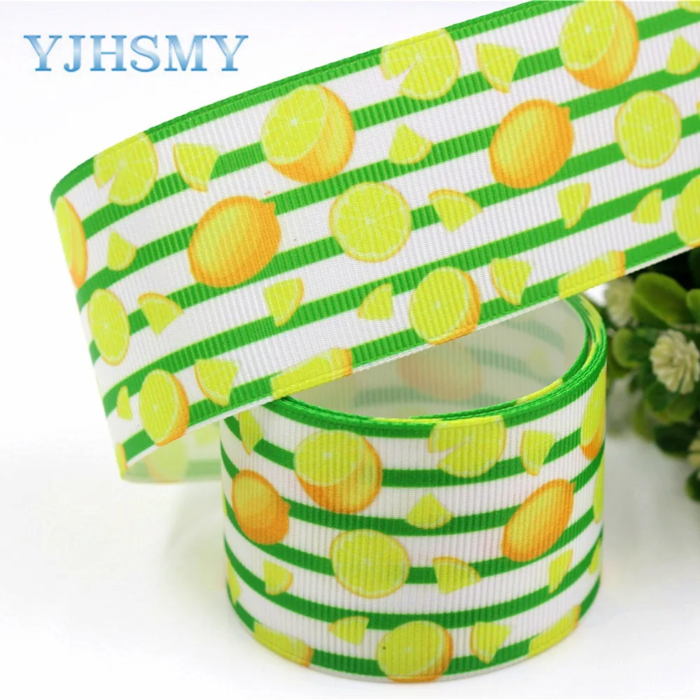 YJHSMY C-18111-145 10 ярдов 38 мм мультфильм печатных grosgrain ленты DIY ручной работы