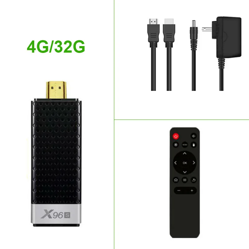 X96s Smart 4 K Android 8,1 ТВ Box Amlogic S905Y2 DDR4, 4 Гб оперативной памяти, 32 Гб встроенной памяти, X96 Мини ПК ТВ палка 5G Wi-Fi Bluetooth 4,2 ТВ ключа Media Player - Цвет: 4G32G