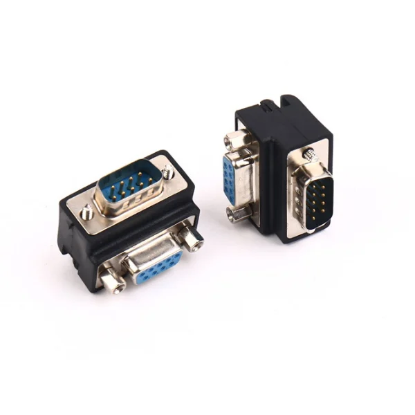 10 шт./лот прямой угол DB 9pin DB9 RS232 штекер гнездо M/F Удлинительный Кабель