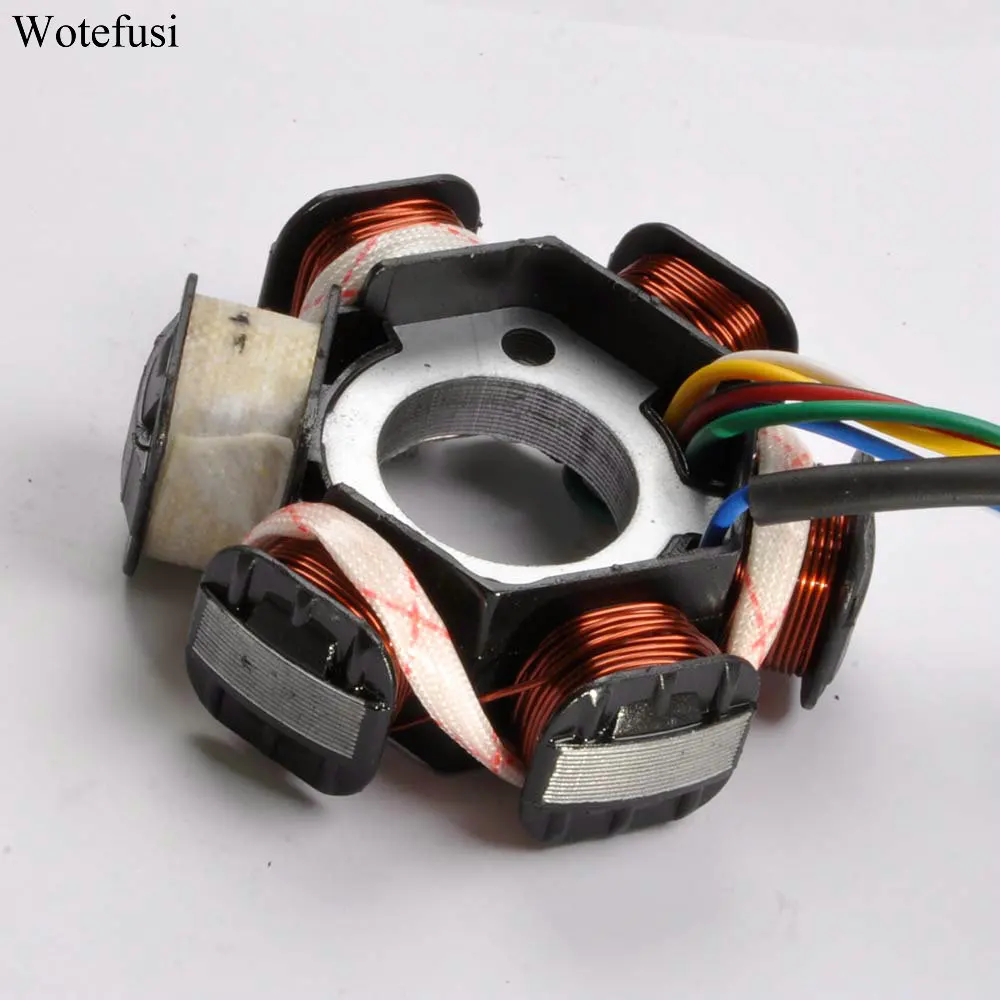 

Wotefusi Hot 6 Pole Magneto Stator Ignition Coil For 50cc-125cc Dirt Pit Trail Bike ATV [PX83]