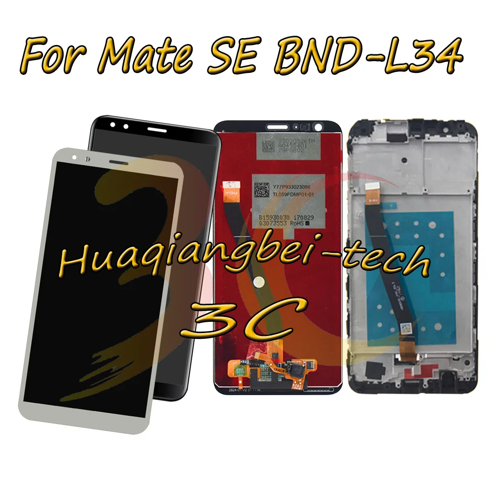 5 93 ''Новый для Huawei Mate SE BND L34 Полный ЖК дисплей + сенсорный экран дигитайзер в