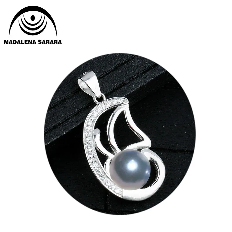 

MADALENA SARARA 925 пробы серебро и 8-9 мм пресноводный жемчуг класса ААА полумодное ожерелье