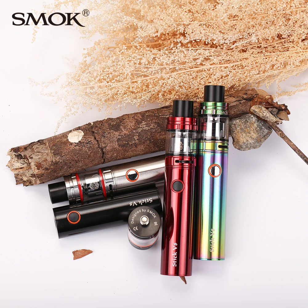 SMOK Stick V8 набор электронная сигарета стартовый с TFV8 большой детский бак 0.3ohm M2