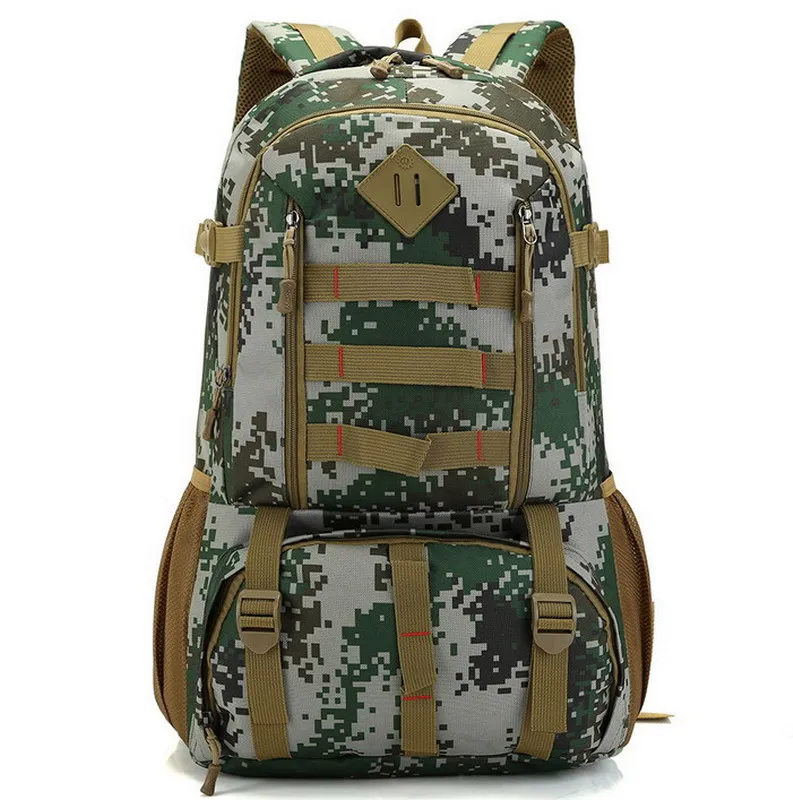 FOREST CAMOUFLAGE JACALINTERO водонепроницаемый 50L мужской s мужской рюкзак, сверхмощный рюкзак, камуфляжные рюкзаки, дорожные сумки, ранец - Цвет: FOREST CAMOUFLAGE
