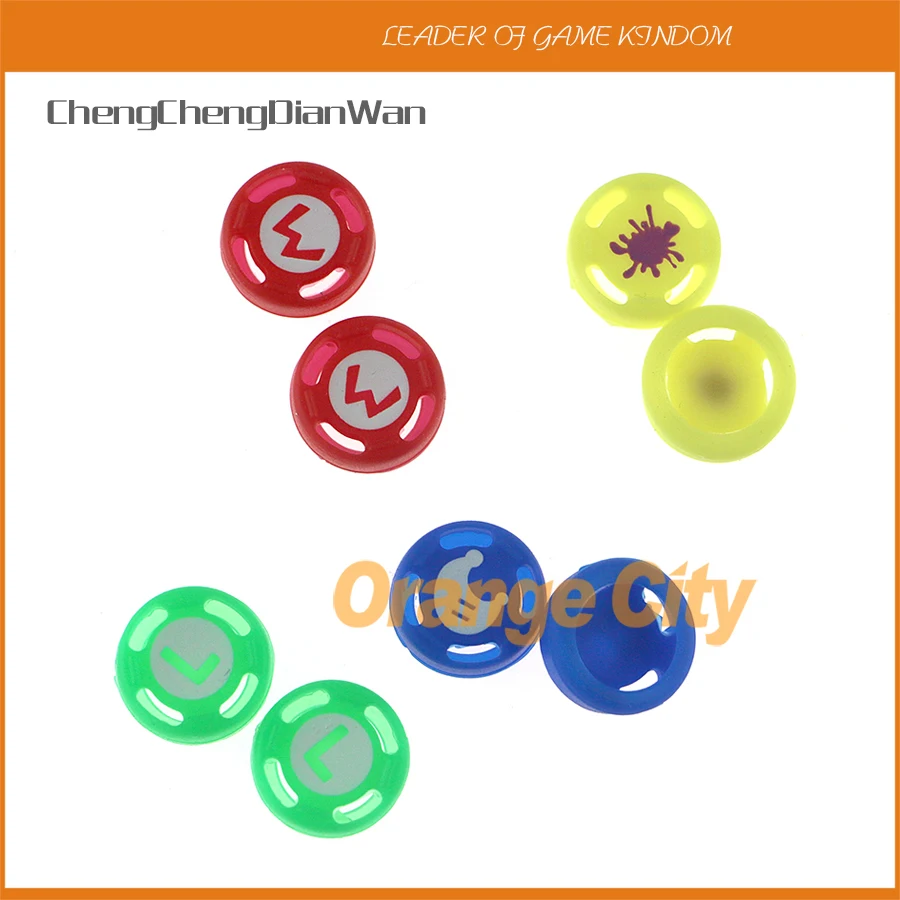 4 шт./лот силиконовые аналоговые колпачки для захвата большого пальца