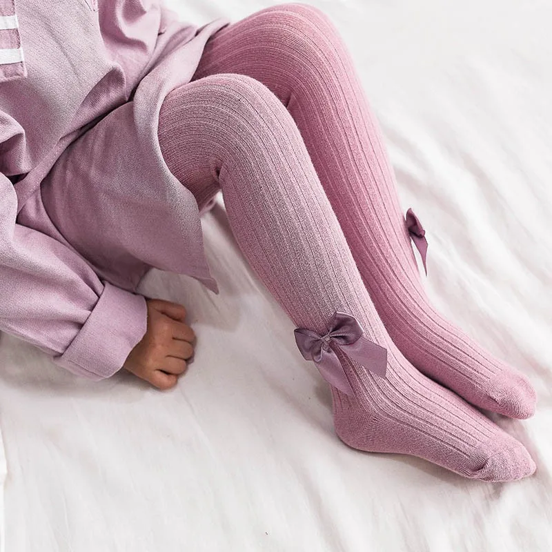 A2 1-5Y Spring/Autumn Children Tights Cotton Baby Girl Pantyhose Kid Knitted Collant Tights Soft Infant Clothing Warm Lovely Pants - Цвет: A2