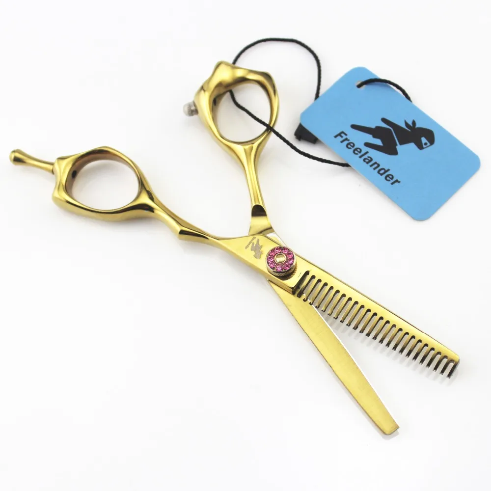 

Professional small standard 5 inch golden hairdressing scissors bangs scissors tooth cutting hairdressing thinning scissors