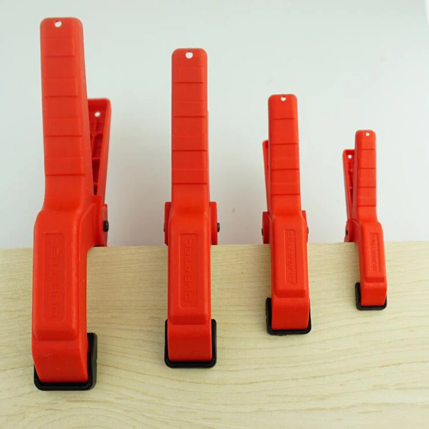 Новый Горизонтальный пружинный зажим из пластика большой диапазон зажима