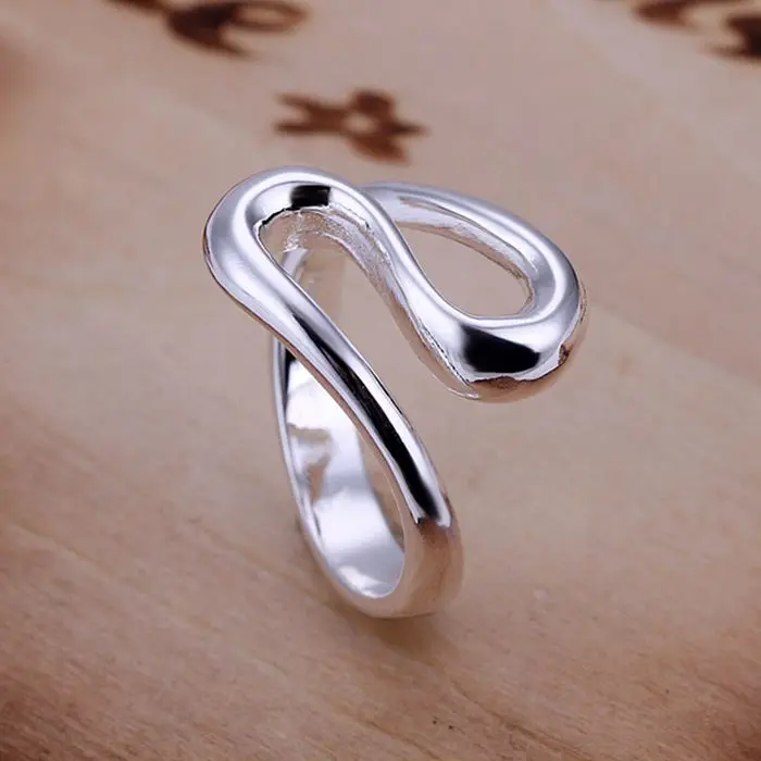 Посеребренное кольцо высокое качество модные ювелирные изделия без никеля