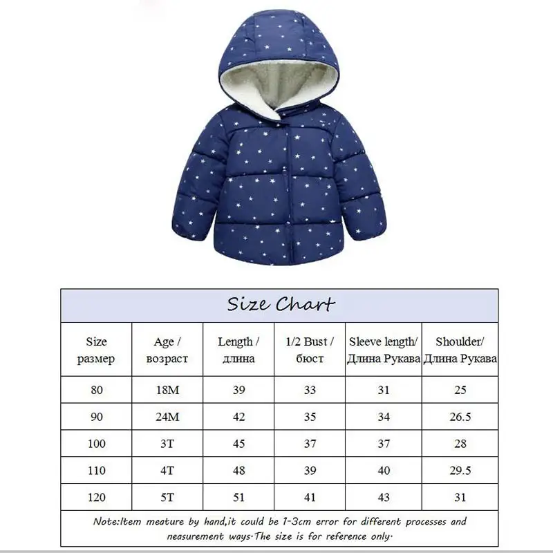 

Kids Girl Winter Down Coat Toddler Warm Long Sleeve Outwear Fashion Boys Hooded Zipper Jacket 2-5Y Autumn Tops Children Clothes