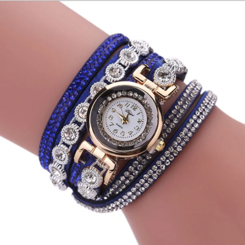 

2018 Watch Women Bracelet Ladies Watch With Rhinestones Clock Womens Vintage Fashion Dress Wristwatch Relogio Feminino Gift 07