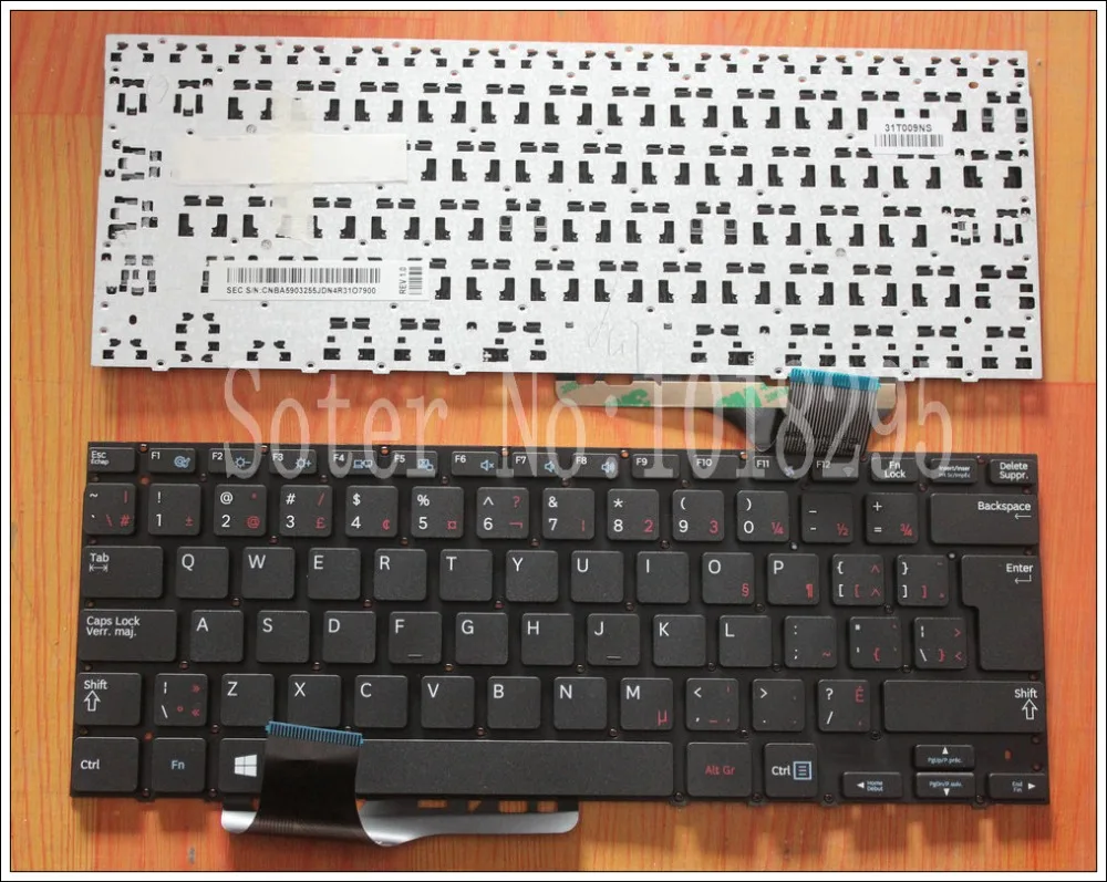 Новый для Samsung NP530U3B 530U3B NP530U3C 530U3C NP535U3C 535U3C NP540U3C 540U3C Клавиатура ноутбука канадский