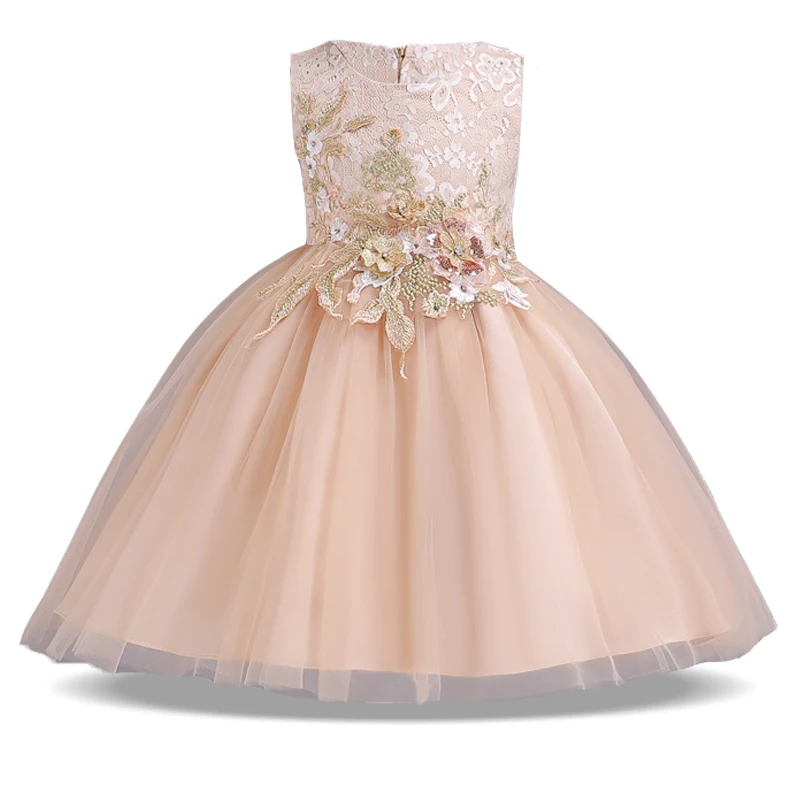 Свадебное платье подружки невесты для девочек детская одежда маленьких