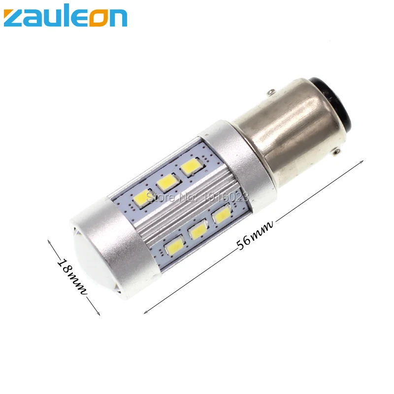 Zauleon 2 шт. S25 1156 1157 P21W P21/5 Вт 1038 люмен светодиодный Белый для DRL обратная резервная