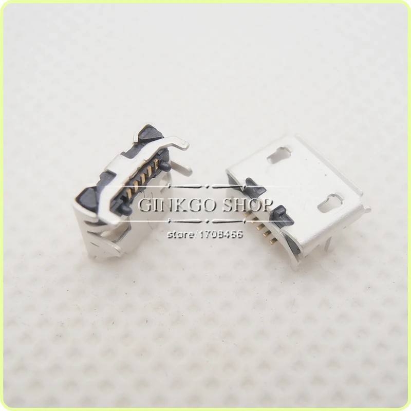 1000 шт./лот Micro 5P USB разъем 4 фута DIP Big Ox horn|micro usb jack connector|micro socket connectormicro connector |