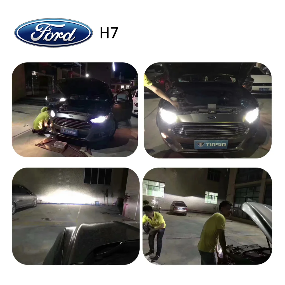 TINSIN 2 шт. B6 h7 светодиодные лампы для автомобильных фар CSP Y19 чипы h4 h11 9005 9006 30 Вт 4200LM