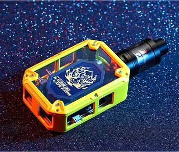 238W electronic cigarette Box mod kit with 3800mah 0.3ohm coil vaperizer Colorful lights for 80W 150w 238w e cig 510 thread | Электроника