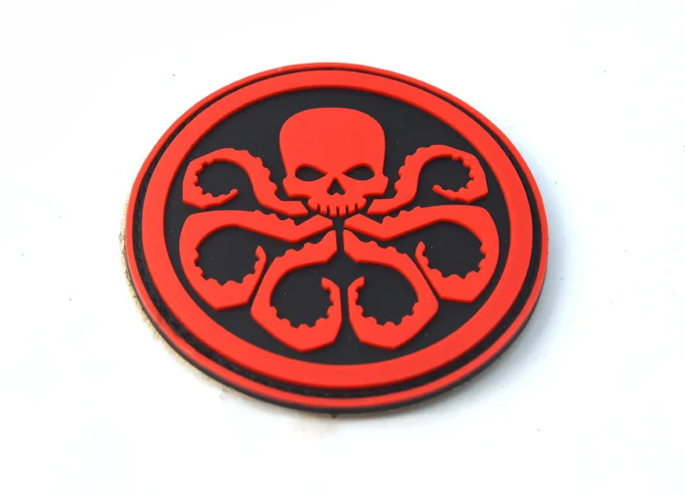 Мстители alliance Villain hydra bianconeri военная армия тактический боевой ПВХ резиновая заплатка для одежды эмблема значки